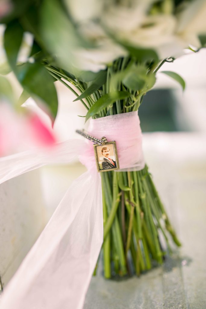 Memorial Bridal Details in a summer garden wedding in Airlie Virginia
