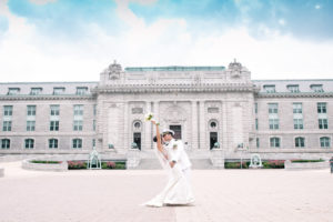 US Naval Wedding in Annapolis Maryland in August for a 1920's themed wedding. Romantic portraits