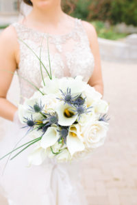 US Naval Wedding in Annapolis Maryland in August for a 1920's themed wedding. Brides Bouquet