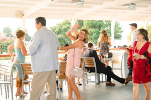 Yacht Wedding in Annapolis Maryland in August for a 1920's themed wedding. Reception fun