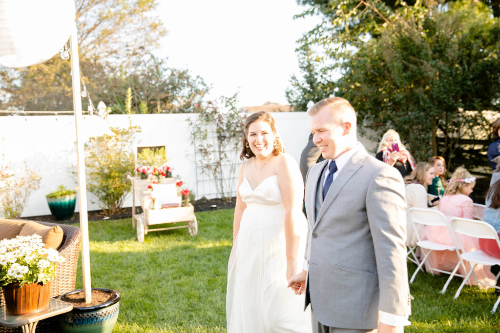 A Fall  Backyard Wedding in Frederick Maryland