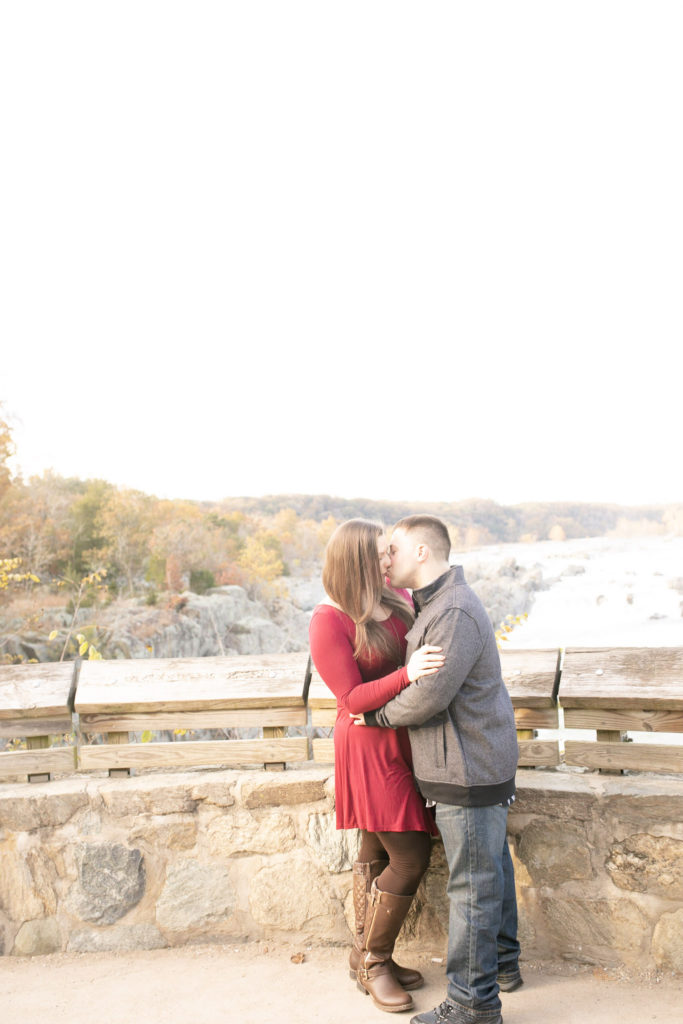 Dreamy great falls engagement session