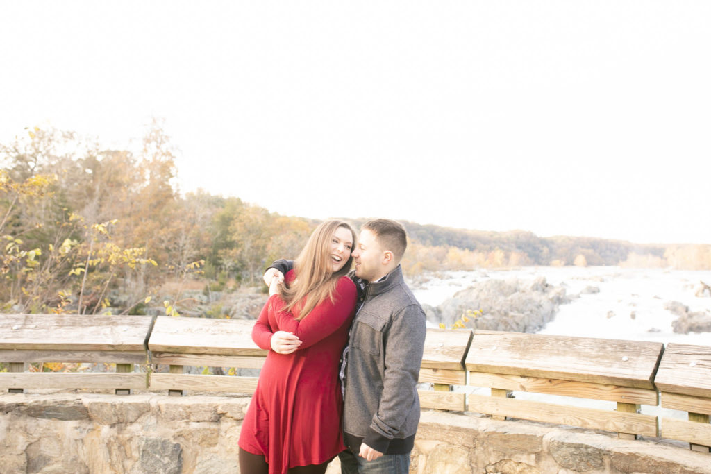 dreamy great falls engagement sesion