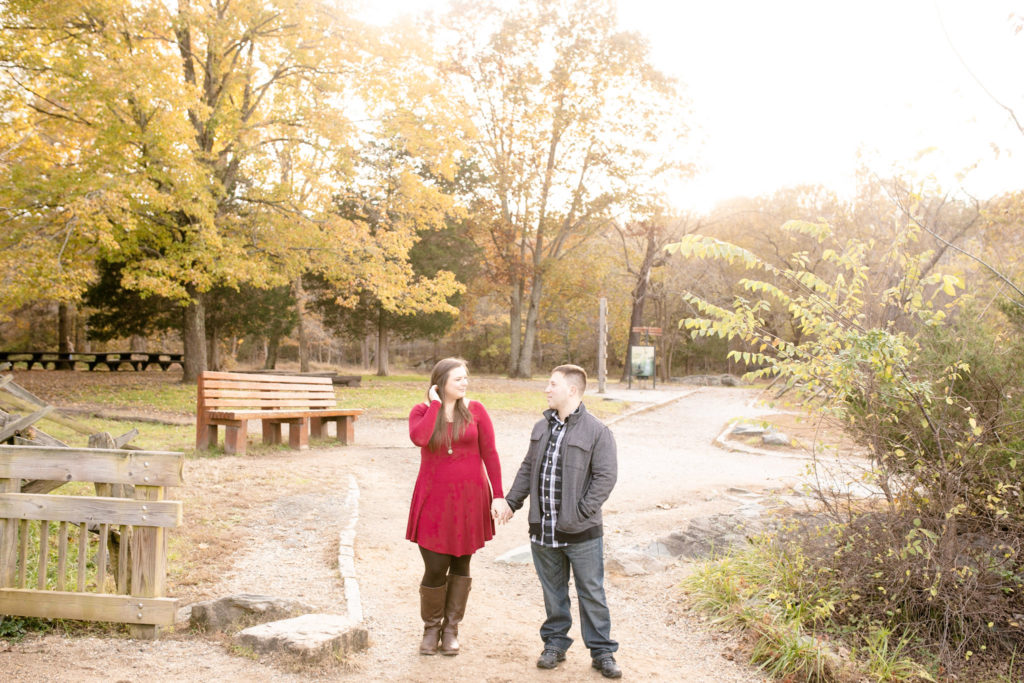 Dreamy great falls engagement session