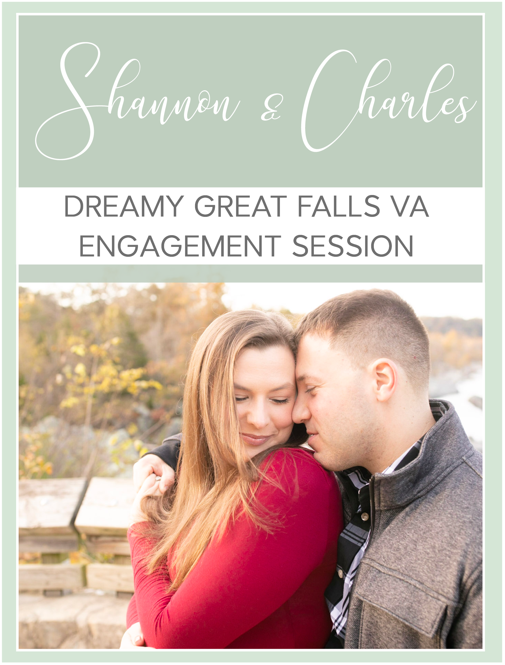 Dreamy great falls engagement sesionnnon and charles