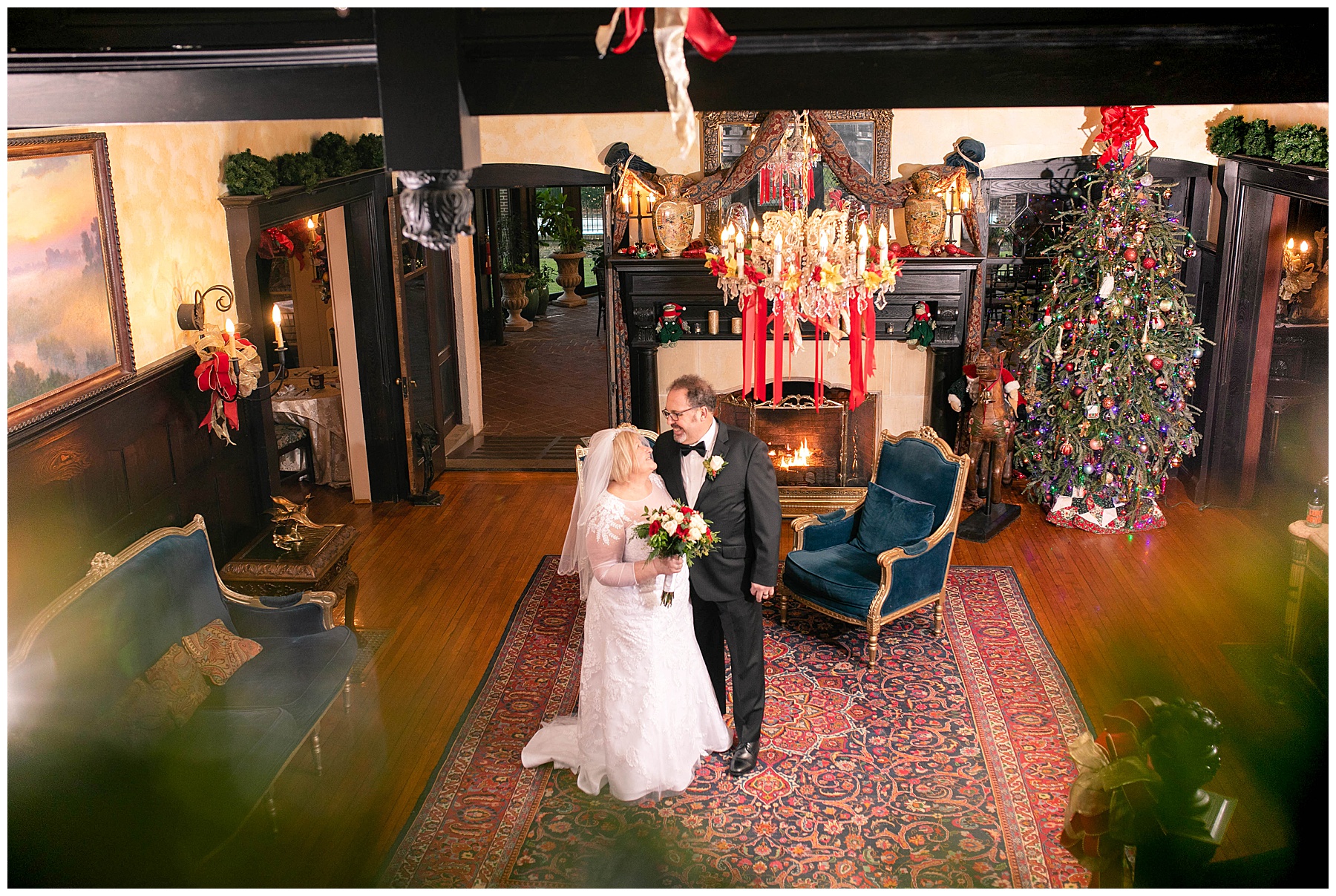 amanda macphee studios, gramercy mansion wedding, winter wedding, gramercy mansion elopement, maryland wedding photographer, flowers by christina watkins