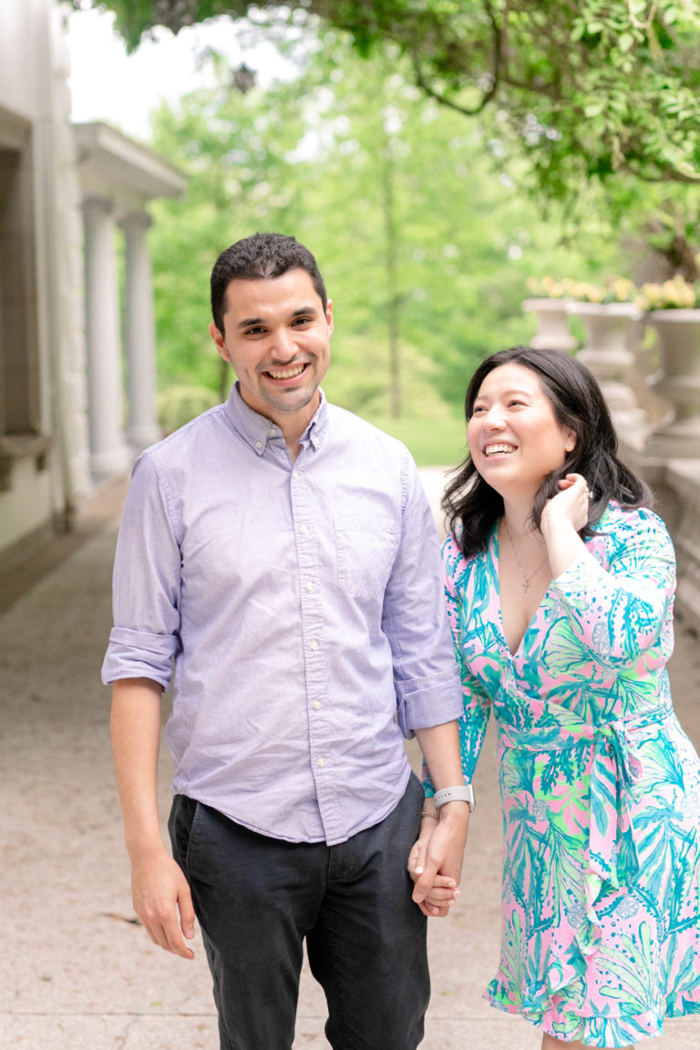 Monica & Raul | Romantic Spring Liriodendron Mansion Engagement Session ...